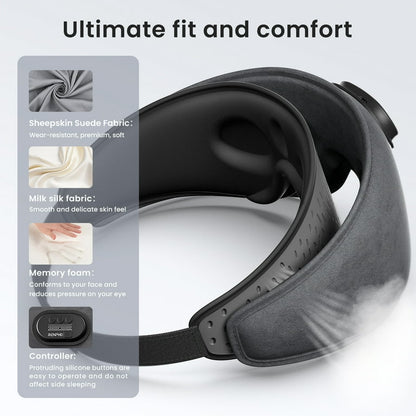 Antifaz para dormir con bluetooth